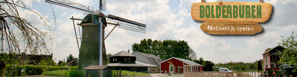 Bolderburen Natuurspeeltuin bij de molen